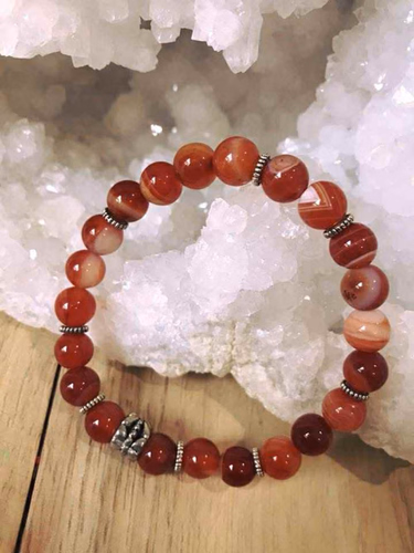 Bracelet en cornaline