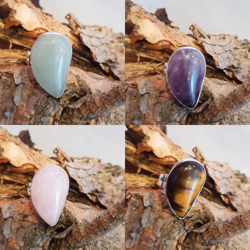 Bagues en Pierres Naturelles